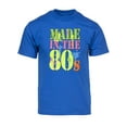 thumbnail image 1 of Mens Generation X Made in the 80's Neon T-Shirt - Royal - 4X-Large, 1 of 1