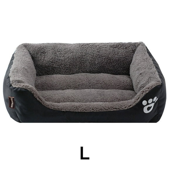 AUQ Pet Beds for Large Dogs,Soft Fabric Washable Dog Beds Large Sized Dog,Comfortable Dog Cot,Black