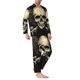 thumbnail image 2 of Balery Gothic Winged Skull Pijama para Hombre de Dos Piezas con Manga Larga, Conjunto de Dormir y Descanso Suave con Bolsillos-Medium, 2 of 7