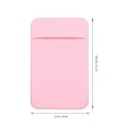 thumbnail image 2 of Homoyoyo 2Pcs Card Sleeves Self Adhesive Phone Wallet Card Holder Adhesive Pink, 2 of 6