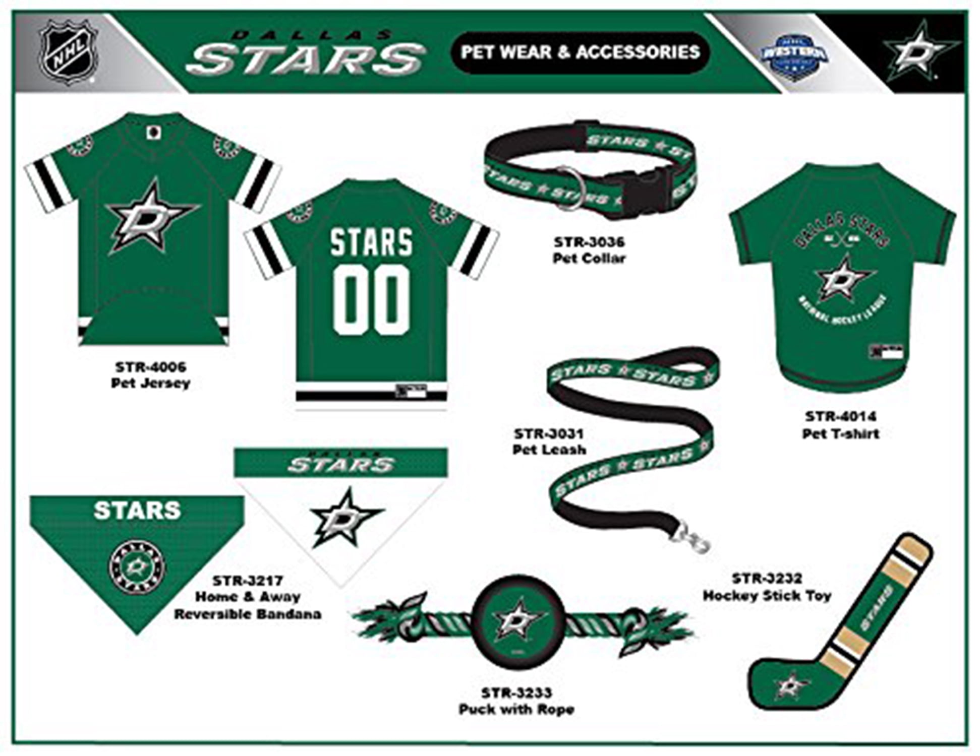 Pets First NHL Dallas Stars Leash! Licensed, Heavy-duty, Strong, Durable Leash for Dogs, Cats