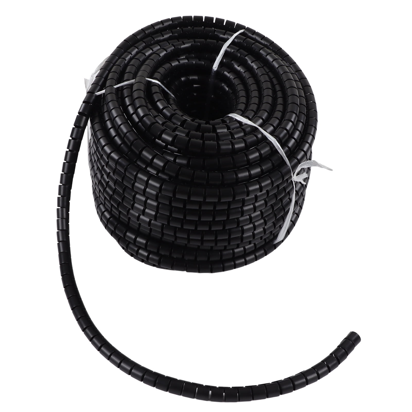 Envoltura De Cable En Espiral, 0.236 In 1/4 Pulgadas De Diámetro Exterior De PE En Espiral, Tubo De Envoltura De Alambre Organizador De Escritorio, Cable De Gestión De PC (32.8 Ft