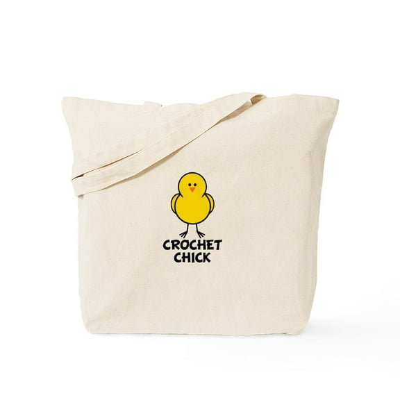 CafePress - Crochet Chick Tote Bag - Unisex Canvas Tote Bag, Beige, 1-Piece