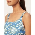 thumbnail image 3 of Moomaya Women's Printed Sleeveless Chic Dress, Square Neck, Strap Midi Dress, 3 of 8