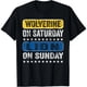 thumbnail image 1 of Playera de Mujer: Wolverine el Sábado, León el Domingo, 1 of 5