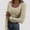 A_Beige, variant on Women's Square Neck Shirt Comfy Ribbed Pullover Top Fashion Solid Long Sleeve Blouse Slim Fitted Casual Basic Tee Pleated Waist Crop Top 2025 Fall Trendy Outfits
