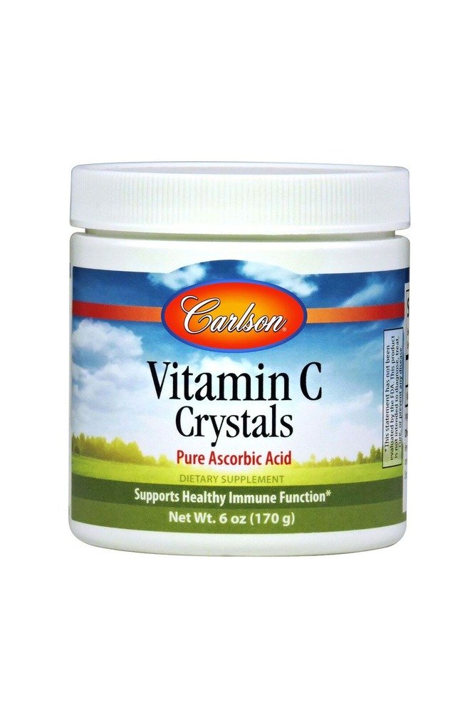 Vitamin C Crystals Carlson Laboratories 6 oz Powder