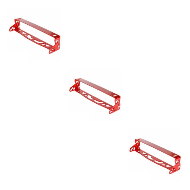 VONKY Frame Tag Holder - Durable for Weatherproof Scratch Resistant Lightweight Car License Plate Frame red 24.5*21*3cm 3Set