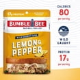 (4 pack) Bumble Bee Lemon &amp; Pepper Seasoned Tuna, Ready to Eat Pouch ...
