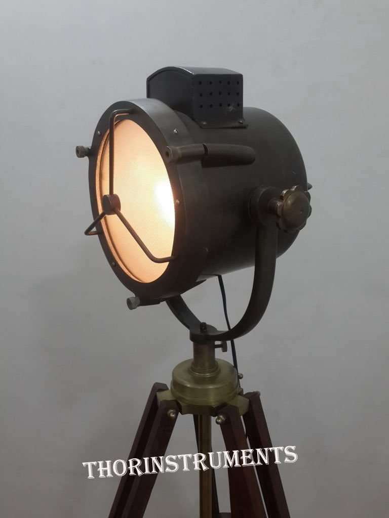 Thor Instruments Hollywood Studio Tripod Floor Lamp - 70 Inch Vintage Industrial Design