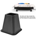 thumbnail image 3 of Elevadores de Muebles ANGGREK Juego de 4 Color Negro para Silla Escritorio, 3 of 7