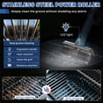 thumbnail image 7 of Tapvos Rechargeable Electric Grill Brush 450 Rpm Powerful Cleaner Ipx5 Waterproof ABS Material with Led Light Blue, 7 of 7