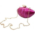thumbnail image 4 of CAILDANL Shell Shape Acrylic Clutch Trendy Metallic Acrylic Evening Bag Shiny Egg Purses and Handbags for Women Wedding Party, 4 of 6