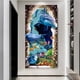thumbnail image 5 of Moyic Imágenes de mosaico de diamantes de imitación de cristal, tres delfines, taladro completo, arte impresionante, aplicaciones amplias Artesanía, 5 of 6