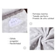 thumbnail image 4 of CREVENT Manta de Bebé para Cuna Cochecito Nube Gris, 4 of 6