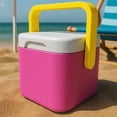thumbnail image 5 of 2 Pcs Mini Cooler for 4 Cans 6.3 Inch Retro, Portable Compact 4 Can Capacity Drink Cooling Box with Handle for Camping Party and Outdoor Picnic, Travel Cooler for Drinks, Backpacking and Camping, 5 of 6