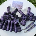 thumbnail image 3 of TELOLY Dog Clothes,Adjustable Straps Dog Dress,Fashionable and Cute Cute and Playful Design Dog Clothes for Small Dogs,Purple,Xs,Chest Girth 12.6In, 3 of 4