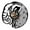 Black A, variant on Vinyl Record Wall Clock Wall Clock Led Night Light Wall Clock Silent Quartz Non Ticking Modern Decorative Night Light Vinyl Record Clock Wall Watch for Living Room Bedroom