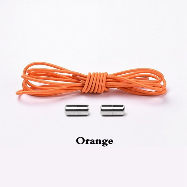 Cordones elásticos redondos sin cordones, cordones para zapatillas de deporte, cordones de goma sin cordones, zapatos para niños y adultos, cordones rápidos para zapatos, bandas de goma, Francia Gao Jinjia LED