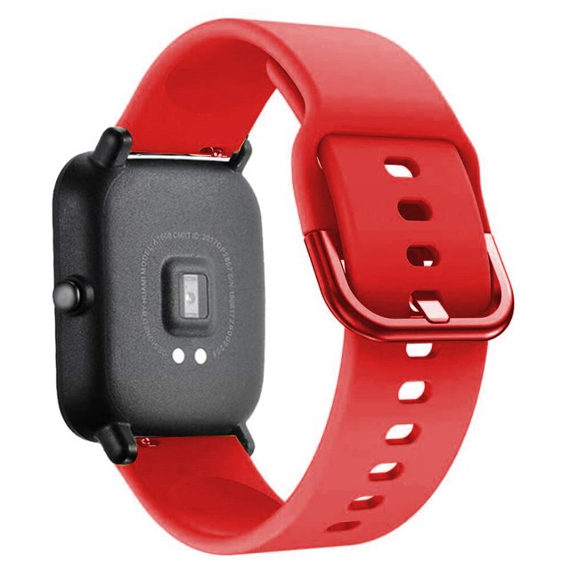 Correa de silicona para reloj Amazfit GTR/GTS-4-3-2-2e-Mini-Pro/stratos 2-3, pulsera deportiva, 22mm y 20mm, bip-U-S-3-Pro-Lite
