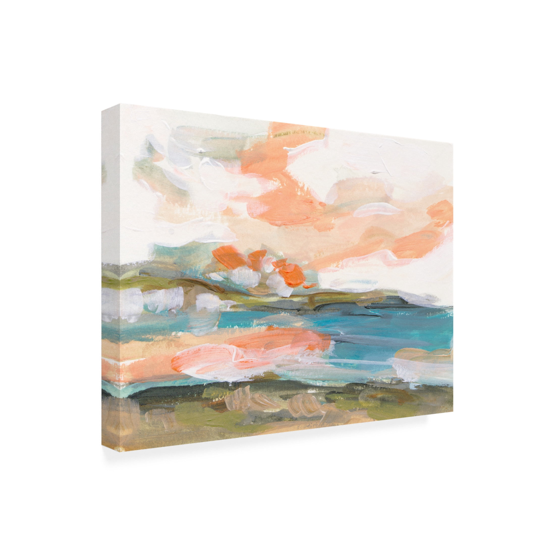 Canvas Wall Art - Melissa Wang 'Dawn Breaking IV' Wall Art for Living Room, Bedroom, or Office Décor by Trademark Fine Art - 19 x 14 Inches