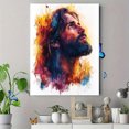 thumbnail image 4 of Qisvanset 12x16 Inch 2D Flat Framed Canvas Art, God Healing Inheritance Modern Bible Sketch Encouragement Wall Art, 4 of 5