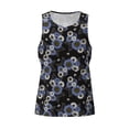 thumbnail image 4 of Easygdp Sunflowers Men's Tank Top, Sleeveless Muscle T Shirts, Breathable, Quick-Dry, Loose for Gym, Running, Fitness - Medium, 4 of 9