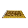 thumbnail image 2 of Ahgly Company Machine Washable Indoor Rectangle Oriental Yellow Industrial Area Rugs, 8' x 10', 2 of 4
