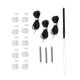 thumbnail image 1 of Kit de reparación de persianas plisadas para vehículos recreativos, accesorios resistentes, tensores de carrete y Cuerda negra, 1 of 9