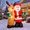 7FT Santa & Reindeer Cheers, variant on 6FT Shivering Snowman Animated Lighted Outdoor Christmas Inflatable Yard Decoration