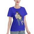thumbnail image 2 of Women's Basic Short Sleeve T-Shirt Conan and Xiaolan, 2 of 6