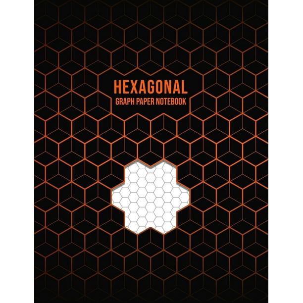 hexagonal graph paper notebook 14 inch hexagon grid paper notebook