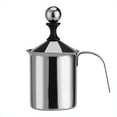 thumbnail image 1 of 400ML/800ML Stainless Steel Manual Milk Frother Double Mesh Coffee Foamer Creamer Blender Whisker, 1 of 6