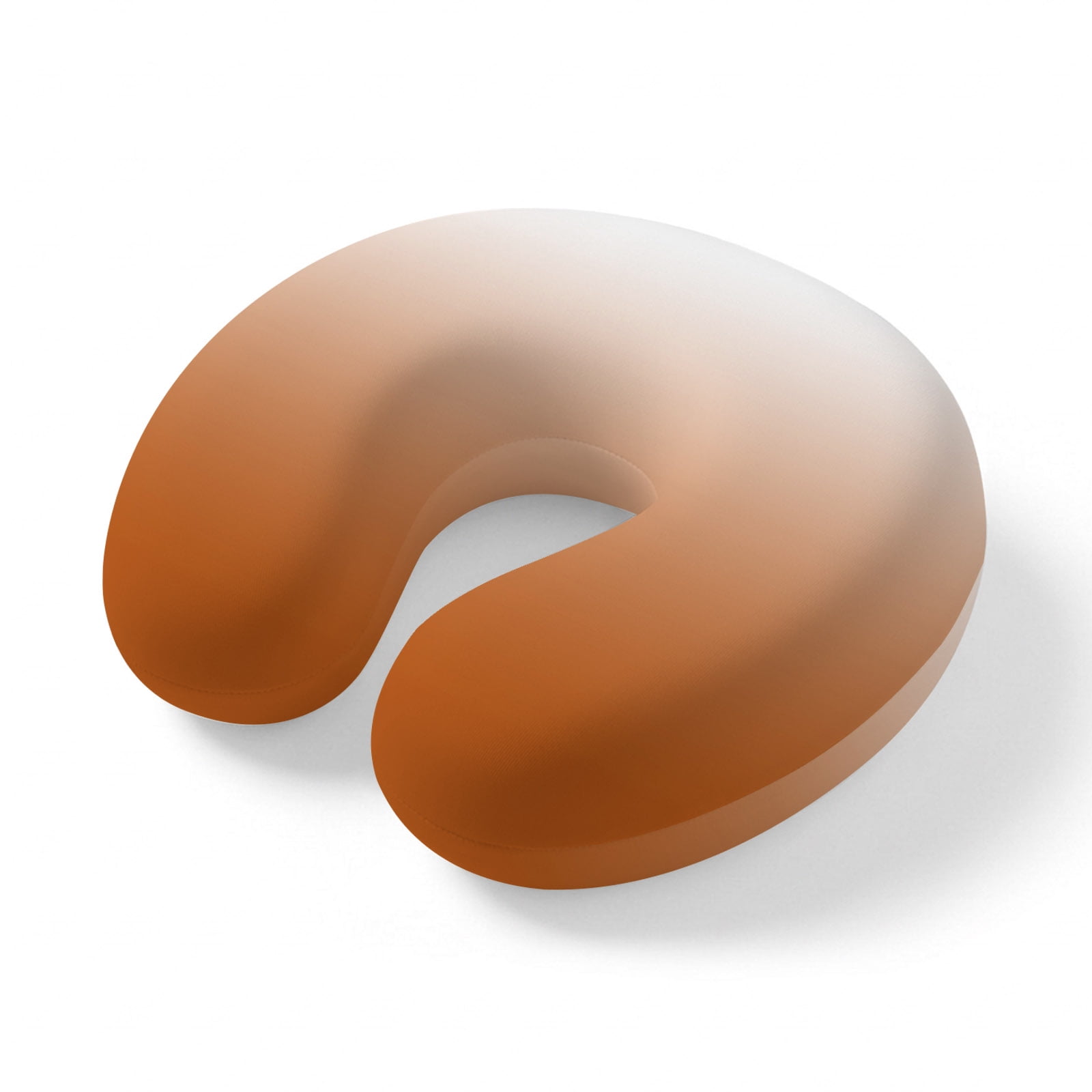 Neck Pillow for Travel Orange Gradient Fall Thanksgiving Memory Foam U Shaped Pillows Portable Headrest Watercolor Orange Ombre Neck Head Support Cushion for Home Office Car Airplane Sleeping