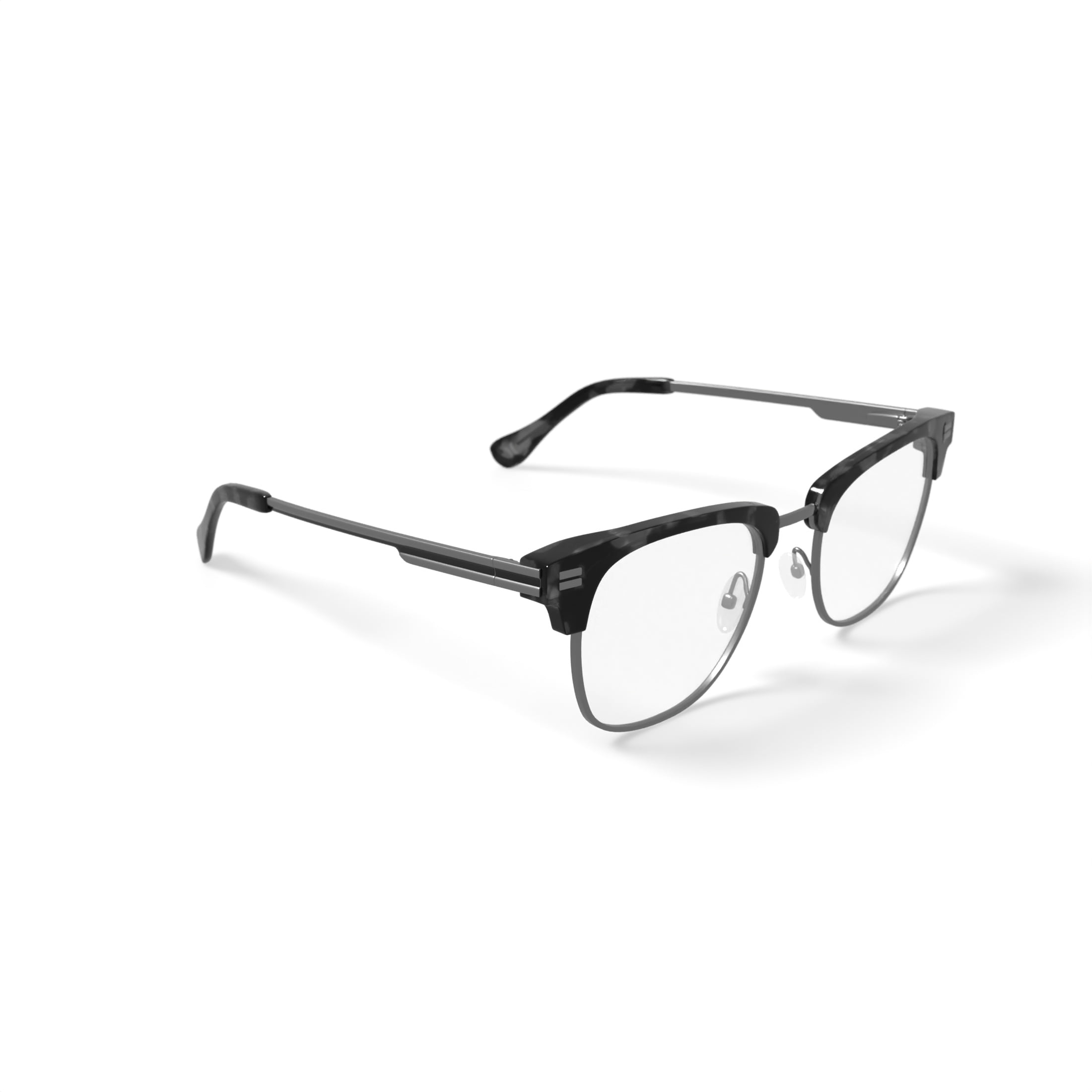 Hurley Men's HMO114 Santa Monica Prescription Eyeglasses with Case, Black Tortoise