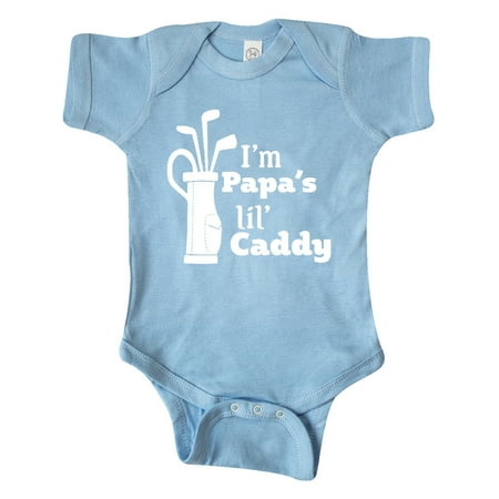 

Inktastic I m Papa s Lil Caddy- golf for kids Gift Baby Boy or Baby Girl Bodysuit
