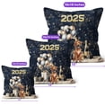 thumbnail image 4 of Happy New Year Rhodesian Ridgeback Welcome 2025 Balloon Firework Party Pillow Cushion Double Sided Ridgebacks Dog Lover Gifts Throw Pillow - 01014, 4 of 4
