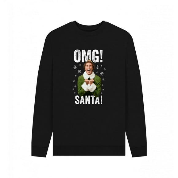 Elf Adult OMG Santa Sweatshirt