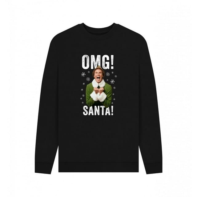 Elf Adult OMG Santa Sweatshirt