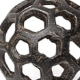 thumbnail image 3 of Petite Black Metal Hollow Orb Sculpture, 3 of 4