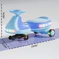 thumbnail image 5 of GVCXZBSS 12V Electric Wiggle Car - Bluetooth Gliding, LED Lights, 550 Motor, 5 of 11