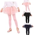thumbnail image 2 of EnJoCho Girls 2 In 1 Skirted Leggings High Waist Color Stretchy Pants Cute Skirt Overlay Bottoms Designed For Daily Casual Wear Stage Performance Kids Dressy Outfit, 2 of 4