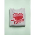 thumbnail image 3 of Pure Passion Emoji - Bold Heart Graphic Men's Sweatshirt, 3 of 4