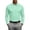 Turquoise, variant on GrmtClth Men's Three Button Lapel Collar Button Down Polo Shirt, Moisture Wicking Fabric Long Sleeve Loose Fit Backyard Golf Tops Turquoise S