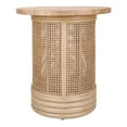thumbnail image 7 of NPD Furniture Brisa Rattan Side/End Table w/ Wood Top, 7 of 7