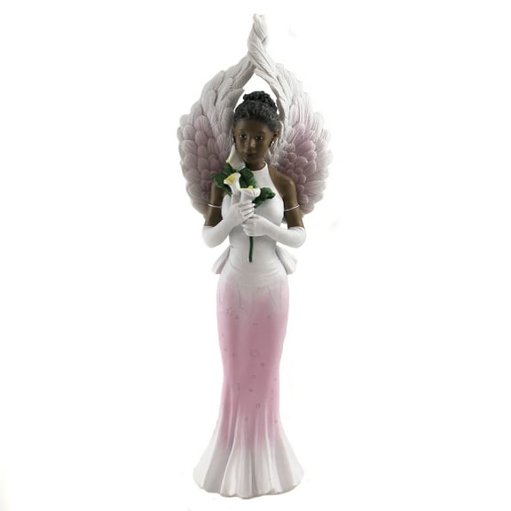 Easter Lilly Angel Polyresin Religious Wings Heavenly 16202