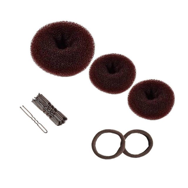 Deft Bun for Hair Multiple Pattern Vintage DIY French Updo Twist Bun Shaper Fashion Hair Bands Hair Accessories