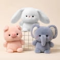 thumbnail image 4 of 6 Inch Plush Animal Doll, Soft Stuffed Toy for Kids, Cute Desk Ornament for Bedroom, Study Companion Gift for Children(Rabbit), 4 of 4