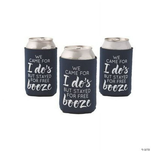Premium Free Booze Can Coolers, Wedding, Party Supplies, 12 Pieces