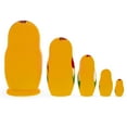 thumbnail image 2 of Set of 5 Rooster Family Wooden Nesting Dolls, 2 of 3